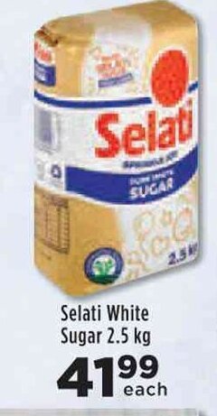Food Lover's Market Selati White Sugar 2.5 kg offer