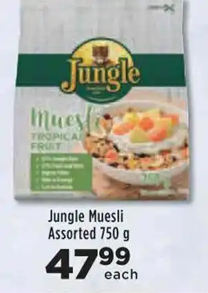 Food Lover's Market Jungle Muesli Assorted 750g offer