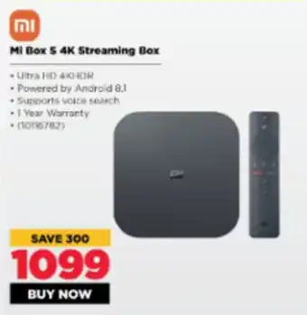 HiFi Corp Mi - Mi Box S 4K Streaming Box offer