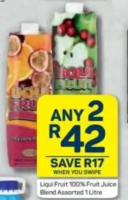 Pick n Pay Hypermarket Liqui Fruit 100% Fruit Juice Blend Assorted 2 x 1L offer