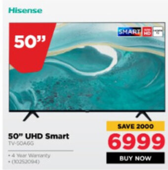 HiFi Corp Hisense - 50" UHD Smart TV-50A6G offer
