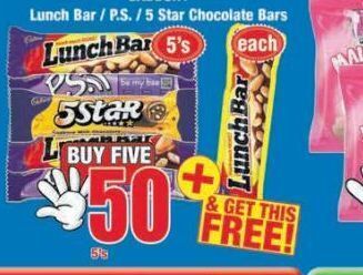 Boxer Cadbury chocolate 5 offer