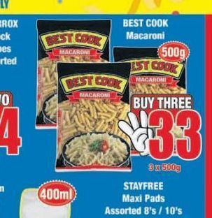 Boxer Best cook macaroni 3 offer