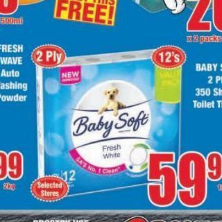 Boxer Baby soft toilet paper offer