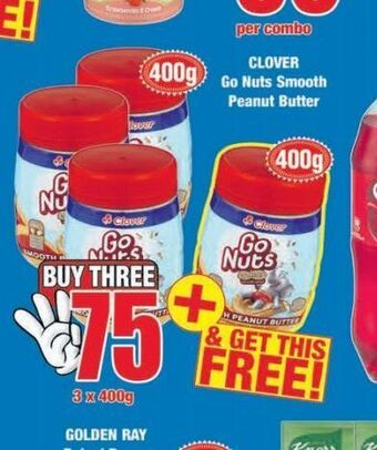 Boxer Clover peanut butter 3 offer