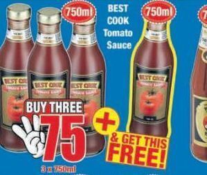 Boxer Best cook tomato sauce 3 offer