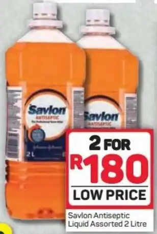 Pick n Pay Hypermarket Savlon Antiseptic Liquid 2 x 2L offer