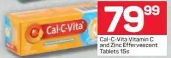 Pick n Pay Hypermarket Cal-C-Vita Vitamin C and Zinc Effervescent Tablets 15s offer