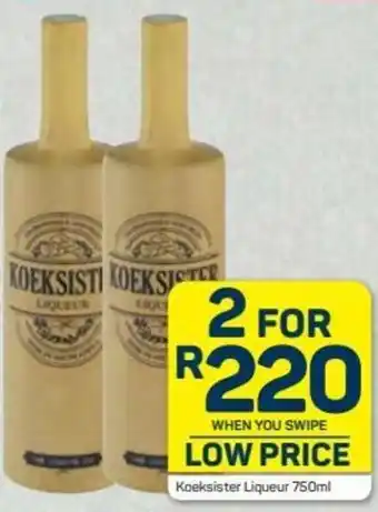 Pick n Pay Hypermarket Koeksister Liqueur 2 x 750ml offer