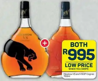 Meulow VS and VSOP Cognac 750ml