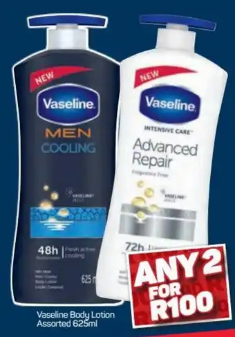 Pick n Pay Hypermarket Vaseline Body Lotion 2 x 625ml offer