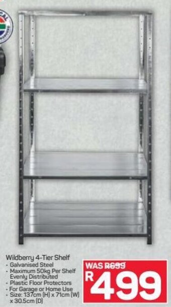 Pick n Pay Hypermarket Wildberry 4-Tier Shelf offer