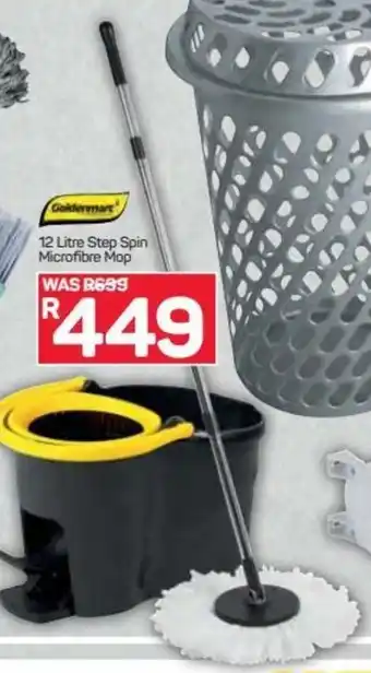 Pick n Pay Hypermarket Step Spin Microfibre Mop 12L offer