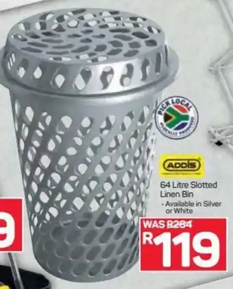 Pick n Pay Hypermarket Addis Slotted Linen Bin 64L offer