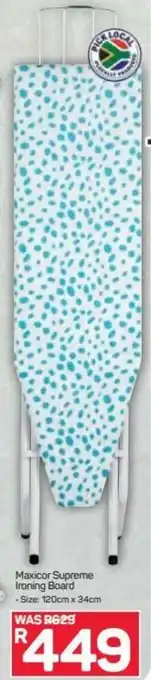 Pick n Pay Hypermarket Maxicor Supreme Ironing Board 120cm x 34cm offer