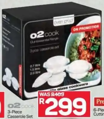 Pick n Pay Hypermarket o2 Cook Casserole Set 3-piece offer