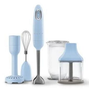 Smeg pastel blue retro hand blender - hbf02pbsa