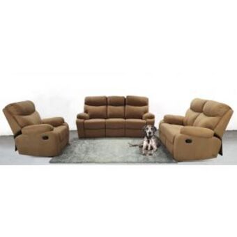 Hirsch's Grafton everest oregan 5 action fabric lounge suite in ankara pecan offer