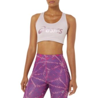 Asics sakura logo rose pink bra