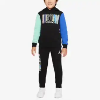 Sportscene Jordan boys mismatch black set offer