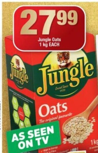 OK Foods Jungle Oats 1 kg each offer