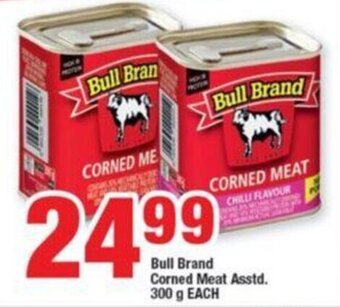 Bull Brand Corned Meat Asstd 300g each