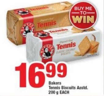 OK Foods Bakers Tennis Biscuits Asstd 200g each offer