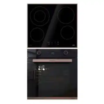 Defy rose gold oven & hob set - dcb115
