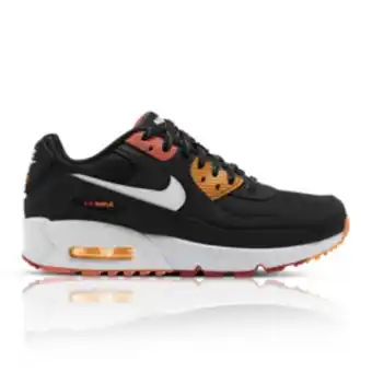 Sportscene Nike junior air max 90 ltr black/orange sneaker offer