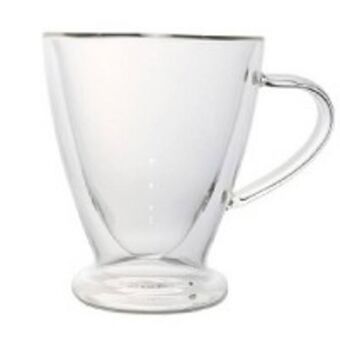 The barista 2pc double wall mugs 160ml