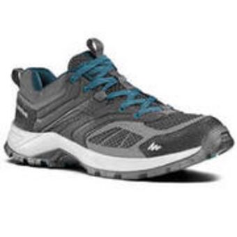 Decathlon Men’s mountain hiking shoes mh100, black offer