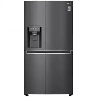 Hirsch's Lg 761l black stainless steel side by side fridge, door-in-door™ - gc-j297cqal offer