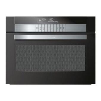 Grundig 60cm black electronic multifuntion oven with microwave - gekw47000b