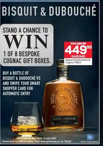 Bisquit & Dubouche V.S Cognac 750 ml