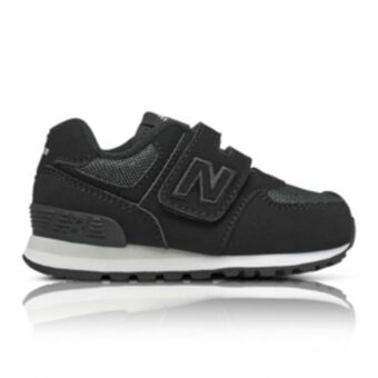New balance toddlers 574 black sneaker