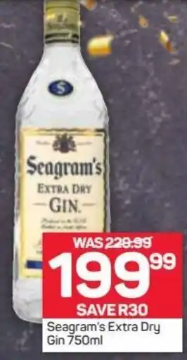 Seagram's Extra Dry Gin 750 ml