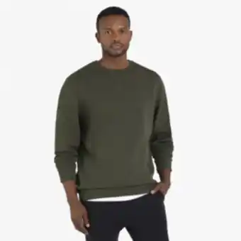Men's ts aftersport dynamic fleece olive crew sweat
