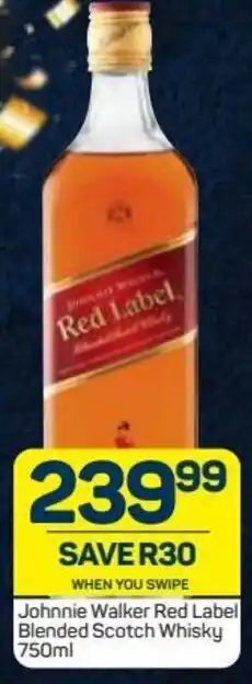 Pick n Pay Liquor Johnnie Walker Red Label Blended Scotch Whisky 750 ml offer