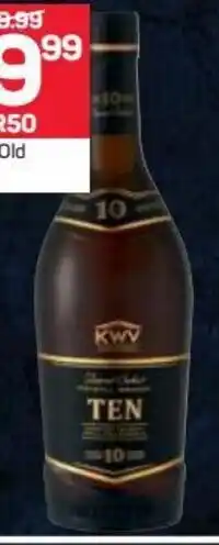 Pick n Pay Liquor KWV 10-Year-Old Brandy 750 ml offer