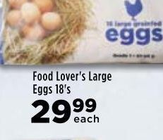 Food Lover's Market Food lover's market eggs offer