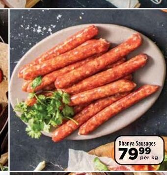 Dhanya sausages
