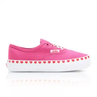 Sportscene Vans kids authentic pink/white sneaker offer
