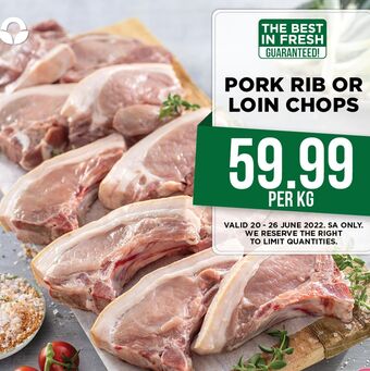 Food Lover's Market Pork chops offer