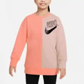 Sportscene Nike girls nsw pink sweat top offer