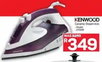 Pick n Pay Hypermarket Kenwood Ceramic Steam Iron 2100w offer
