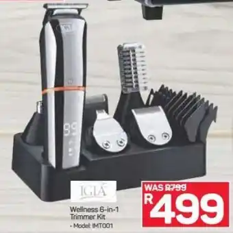 Igia Wellnes 6-in-1 Trimmer Kit