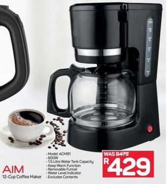 Pick n Pay Hypermarket Aim 12-Cup Coffee Maker offer