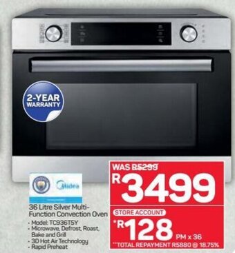 Pick n Pay Hypermarket Silver Multi-Function Convection Oven 36L offer
