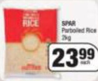 Spar Spar Parboiled Rice 2kg offer