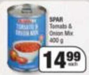 Spar Spar Tomato & Onion Mix 400g offer